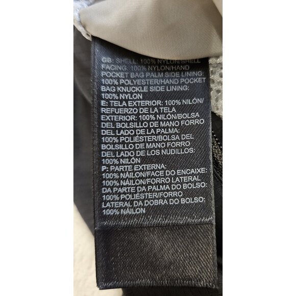 The North Face Dryvent Jacket Men’s Large Shell Windbreaker Rain Black Hooded - Picture 11 of 14